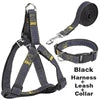 Hot Sale Comfortable & Stylish Denim Pet Harness Leash Collar Set with Buckle Closure-Simple Fashion Design for Dogs All Seasons