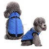 Warm Polyester Padded Leisure Mediterranean Design Dog Harness Vest Pet Winter Coat with Geometric Pattern