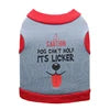 Wolf Print Sublimation Dog Hoodie Fleece Pet Shirt Large Blank Puppies Coated Spring Summer Autumn Leisure YOU HAD ME WOOF