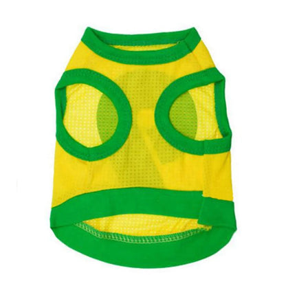 Fashion Designer's Eco-Friendly Polyester Pet Football Vest Spring/Summer Wagtail Dogs Sport Print Soccer Basketball Clothing