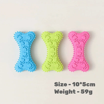Hot Sale Eco-Friendly TPR Dog Chew Toys Set-Durable Teeth Cleaning Cartoon Molar Teething Rings Bone Star Shapes Puppies Daily
