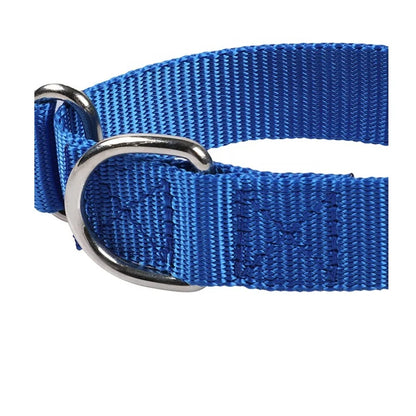 Wholesale Luxury Style Solid Nylon Pet Collars Adjustable Big Dog D-Ring Collar Cheap Pet Accessories for Training Classic Alloy