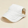 Canvas Pet Baseball Cap Ear Holes Adjustable Sun Visor Hat for Dogs Cats Solid Ins Breathable Summer Outdoor Accessory Multiple