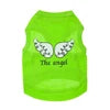 Small XL Size Polyester Dog Raincoat Cute Cartoon Angel Wings Simply Modern Classic Apparel for Pets for Winter Summer Spring