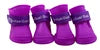 Pet Rain Boots for Dogs Eco-Friendly Cute Waterproof PVC Rubber Elastic Strap Non-Slip Sole Solid for Outdoor Walks 8 Colors All