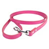 Durable Luxury Dog Walking Lead Simple Solid Candy Colors 16 PU Slip Pet Leash Flat Strap Metal Snap Hook