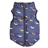 Plaid Pattern Polyester Cotton Padded GorisPet Winter Pet Coat for Small Dogs-Cold Weather Protection Sport Modern
