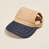 Adjustable Comfortable Eco-Friendly Breathable Solid Canvas Cats Pet Hat Summer Fashion Sport Style Baseball Ear Cap Flat