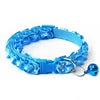 High Quality Luxury Elegant Polyester Dog & Cat Collar Cute Dots Airtag Ring Braided Quick Release Bell Small Animal Friendly