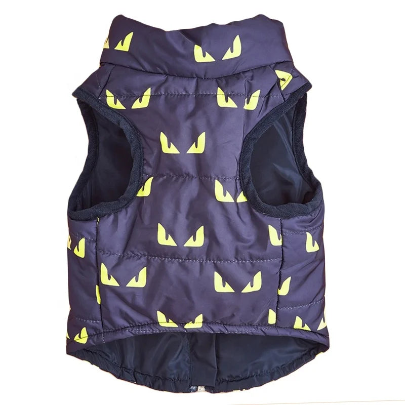 Plaid Pattern Polyester Cotton Padded GorisPet Winter Pet Coat for Small Dogs-Cold Weather Protection Sport Modern