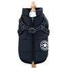 Thick Warm Winter Dog Coat Waterproof Quilted Polyester Jacket Leisure Sports Modern Nordic Design Outdoor Use Soft Fleece Lined