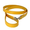 Durable Luxury Dog Walking Lead Simple Solid Candy Colors 16 PU Slip Pet Leash Flat Strap Metal Snap Hook