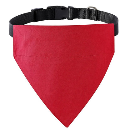 100% Cotton High Quality Dog Bandanas Collar Pure Solid Color Customizable Logo Low MOQ Sweet All Summer Winter Spring Fall