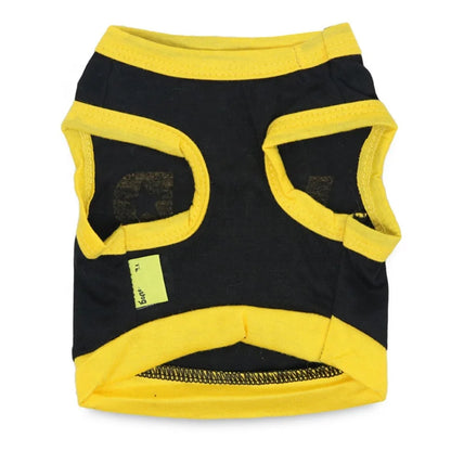 Cool VIP Custom Cotton Dog Clothes for Small Dogs Funny Printed Summer Pet Accessory Sustainable Apparel for Spring