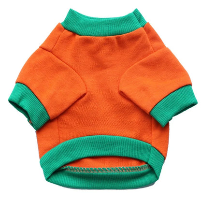 Wholesale Best Price Pumpkin Head Pet Sweatershirt Print Design Summer Winter Halloween Style Apparel for Dogs and Cats
