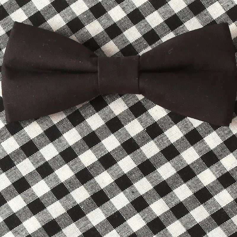 Classic Plaid Pattern Cotton Cute Bow Tie Decoration Multiple Sizes Pet Dog Bandana for All Seasons