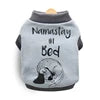 Wolf Print Sublimation Dog Hoodie Fleece Pet Shirt Large Blank Puppies Coated Spring Summer Autumn Leisure YOU HAD ME WOOF