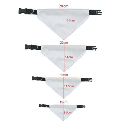 High Quality GorisPet Custom Triangle Polyester Dog Collar Pet Scarf Bandana Blanks Sublimation Summer/Winter/Spring Animal