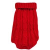 Classic Simple Merry Christmas Plaid Acrylic Eco-Friendly Knit Sweaters Large Dogs Winter Cute Dog Coat Set Sweet Gifts