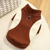 Wholesale 10 Colors Leisure Fashionable Comfortable Polyester Pet Fleece Jacket Sweater Cute Cat Clothes Harness Ring Big Dogs