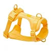 Luxury Eco-Friendly Classic Small Large Dogs Polyester Fiber Adjustable Solid Pet Harness D-Ring Perfect Matching Dog Leashes