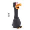 Squeaky Latex Cartoon Chicken Dog Chew Toy-Durable Interactive Sound for Small/Medium/Large Dogs Multi Colors