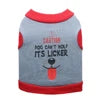 Eco-Friendly Modern Dog Coat with Tongue and Smiling Face Prints Polyester Fleece Material Winter/Fall/Spring Use
