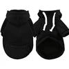 Solid Color Eco-Friendly Polyester Dog Cat Hoodie Zipper Pocket Soft Fleece Lined Warm Drawstring for Small/Medium Pets-Daily