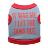 Wolf Print Sublimation Dog Hoodie Fleece Pet Shirt Large Blank Puppies Coated Spring Summer Autumn Leisure YOU HAD ME WOOF