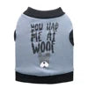 Wolf Print Sublimation Dog Hoodie Fleece Pet Shirt Large Blank Puppies Coated Spring Summer Autumn Leisure YOU HAD ME WOOF