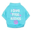 GorisPet Cute Summer Breathable Cotton Dog T-Shirts Lovely Pink Funny Words Print Spring Autumn Available XS XL Sizes