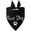 Happy Wedding Propose Marriage Custom Logo Sublimation Dog Bandana 100% Polyester for Fall Winter Summer Pet Apparel Accessory