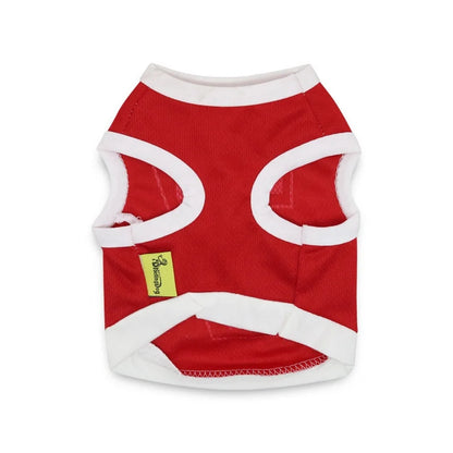 Fashion Designer's Eco-Friendly Polyester Pet Football Vest Spring/Summer Wagtail Dogs Sport Print Soccer Basketball Clothing