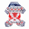 Nordic Popular Cat Dog Pajama Gingerbread Man Print Polyester Winter Summer Coats Jackets High Quality 4 Legs Pants Cute Animal