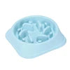 Eco-Friendly Lightweight Anti-Slip Bottom Dog Food Bowl Chew Proof Slow Feeder in 7 Colors PP Material Indoor Use for Pets