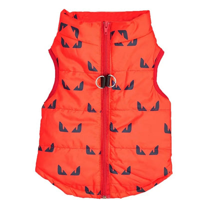 Plaid Pattern Polyester Cotton Padded GorisPet Winter Pet Coat for Small Dogs-Cold Weather Protection Sport Modern