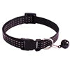 Adjustable Modern Airtag Pet Cat Collar Durable Nylon Belt Reflective Stripe Small Bell Solid Pattern Economically Priced for