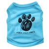 Cute Cartoon Graffiti Paws Printed Eco-Friendly Leisure Summer Vest for Dogs Breathable Polyester Fabric Hand Wash Spring