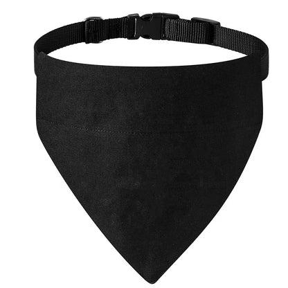 100% Cotton High Quality Dog Bandanas Collar Pure Solid Color Customizable Logo Low MOQ Sweet All Summer Winter Spring Fall