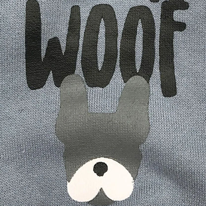 Wolf Print Sublimation Dog Hoodie Fleece Pet Shirt Large Blank Puppies Coated Spring Summer Autumn Leisure YOU HAD ME WOOF