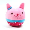 Cute Small Animal Eco-Friendly Plush Dog Toy Rabbit Penguin Chick Bear Ball Shaped Squeaky Toy Bulk