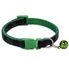High Quality Adjustable Nylon Dog Collar Classic Plaid Design with Colorful Bell for Small Pets' Training