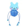 High Quality Lion Giraffe Stripe Squeaky Plush Dog Toys Eco-Friendly Cartoon Style Made of Cotton and Plastic